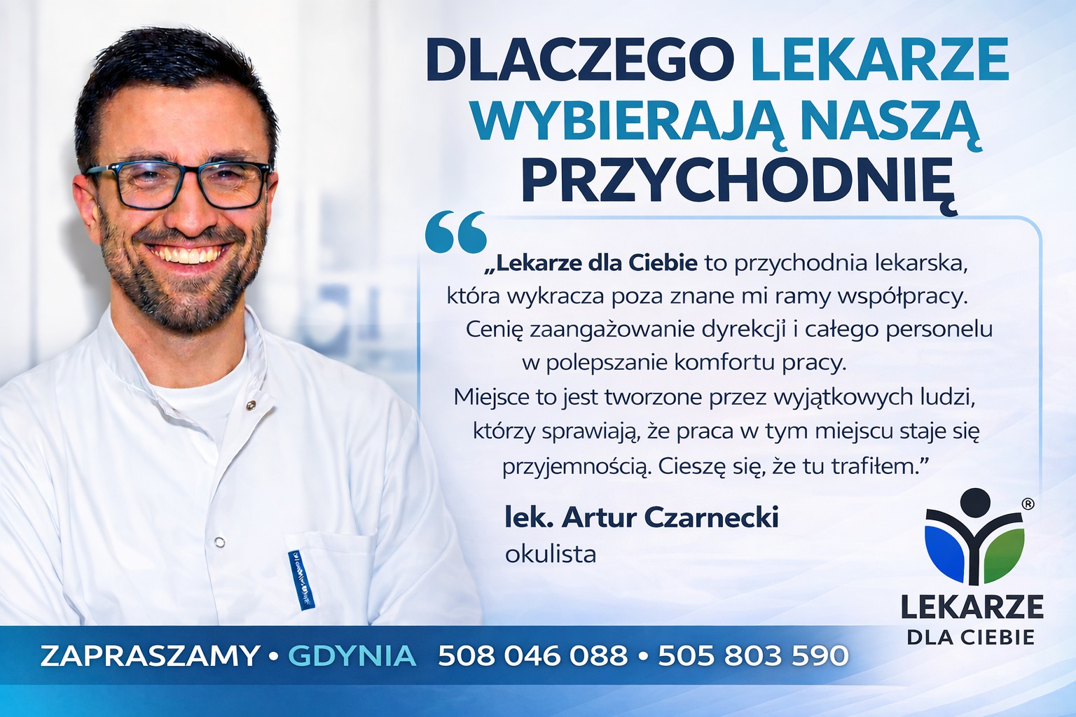 Współpraca z lekarzami – Przychodnia Lekarze dla Ciebie Gdynia