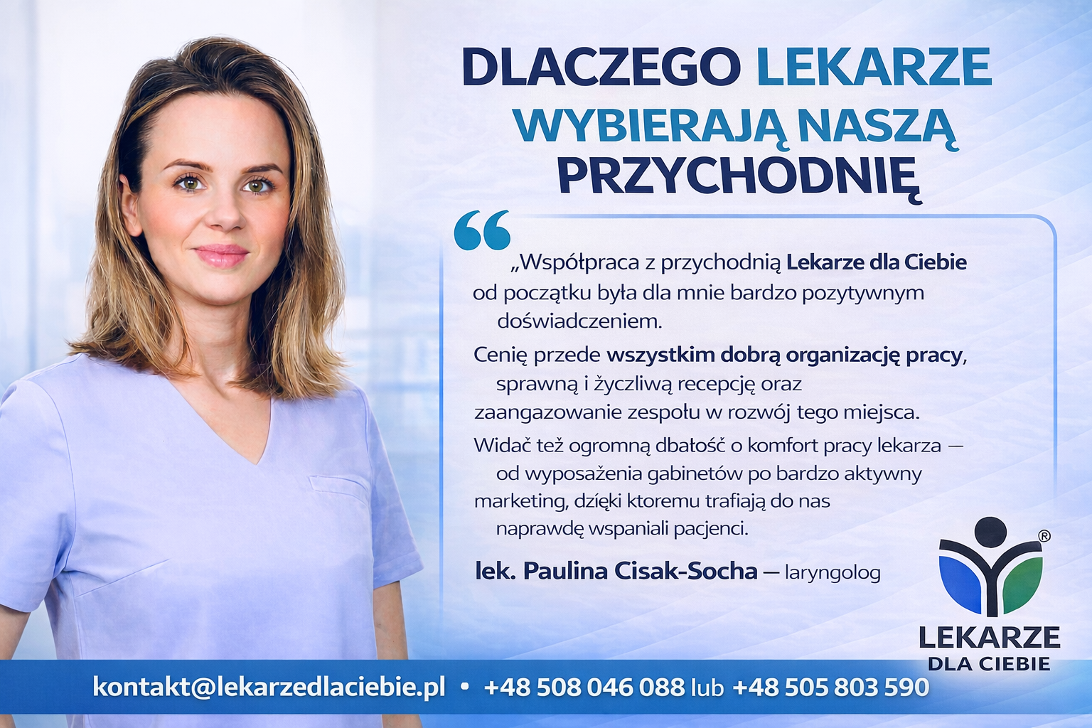 Dołącz do zespołu Lekarze dla Ciebie
